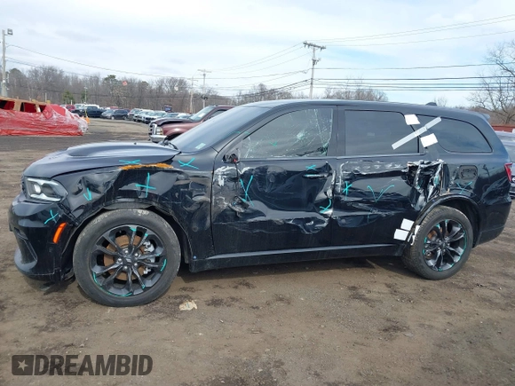2022 Dodge Durango R/T with VIN 1C4SDJCT4NC205691, listed as a IAAI auction lot 41620362 with 55,141 mi miles and . Bid and sale history available at DreamBid. Image 14.
