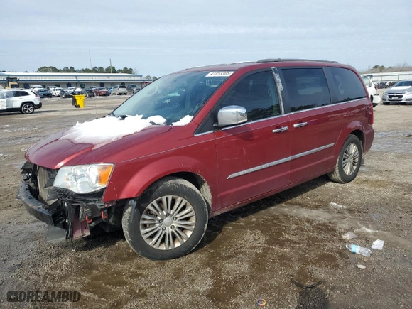 2016 Chrysler Town & Country Touring-L Anniversary Edition with VIN 2C4RC1CG0GR175572, listed as a Copart auction lot 41853305 with NaN miles and Salvage Title. Bid and sale history available at carsss.com. Image 1.