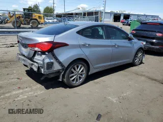 2015 Hyundai Elantra SE with VIN 5NPDH4AE1FH557037, listed as a Copart auction lot 53345894 with 118,029 mi miles and Non repairable. Bid and sale history available at DreamBid. Image 3.