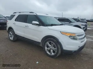 2015 Ford Explorer Limited with VIN 1FM5K7F80FGA10187, listed as a Copart auction lot 51185015 with 231,228 mi miles and Clean Title. Bid and sale history available at carsss.com. Image 4.