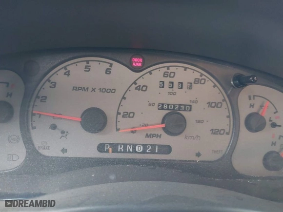 2003 Ford Ranger XL with VIN 1FTYR14U23PB72652, listed as a IAAI auction lot 41602012 with 280,230 mi miles. Bid and sale history available at carsss.com. Image 7.