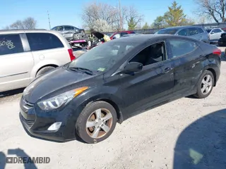 2013 Hyundai Elantra GLS with VIN 5NPDH4AE9DH276570, listed as a IAAI auction lot 41992039 with 133,465 mi miles. Bid and sale history available at carsss.com. Image 2.