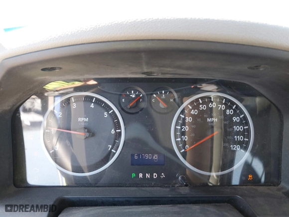 2010 Dodge Ram 1500 ST with VIN 1D7RB1GK0AS249411, listed as a IAAI auction lot 41790673 with 61,790 mi miles. Bid and sale history available at carsss.com. Image 7.