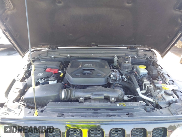 2018 Jeep Wrangler Unlimited Sport with VIN 1C4HJXDN3JW198375, listed as a IAAI auction lot 41965568 with 106,418 mi miles and . Bid and sale history available at DreamBid. Image 10.