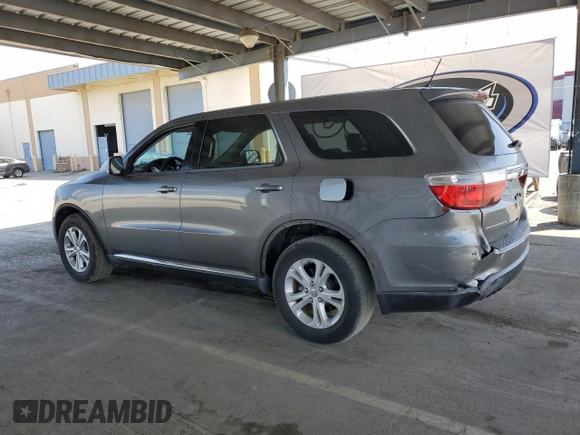 2012 Dodge Durango SXT with VIN 1C4RDHAG5CC180746, listed as a Copart auction lot 53272455 with 206,012 mi miles and Salvage Title. Bid and sale history available at carsss.com. Image 2.