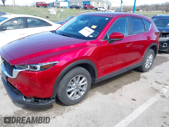 2023 Mazda CX-5 S Preferred with VIN JM3KFBCM1P0192760, listed as a IAAI auction lot 41872464 with 19,005 mi miles and . Bid and sale history available at carsss.com. Image 20.