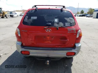 2003 Hyundai Santa Fe GLS with VIN KM8SC73D93U521654, listed as a Copart auction lot 70524074 with 184,939 mi miles and Salvage Title. Bid and sale history available at carsss.com. Image 6.