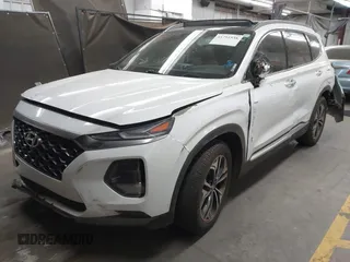 2019 Hyundai Santa Fe Ultimate with VIN 5NMS53AA9KH013271, listed as a IAAI auction lot 41751538 with 89,559 mi miles. Bid and sale history available at carsss.com. Image 2.