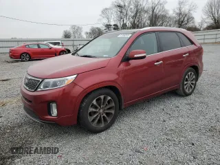 2015 Kia Sorento SX with VIN 5XYKW4A70FG637550, listed as a Copart auction lot 41366245 with 117,592 mi miles and Salvage Title. Bid and sale history available at carsss.com. Image 1.