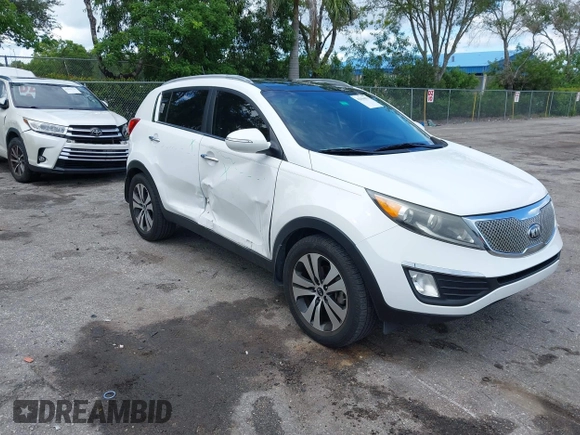 2013 Kia Sportage EX with VIN KNDPC3A21D7528487, listed as a IAAI auction lot 42556813 with 144,823 mi miles and . Bid and sale history available at DreamBid. Image 1.