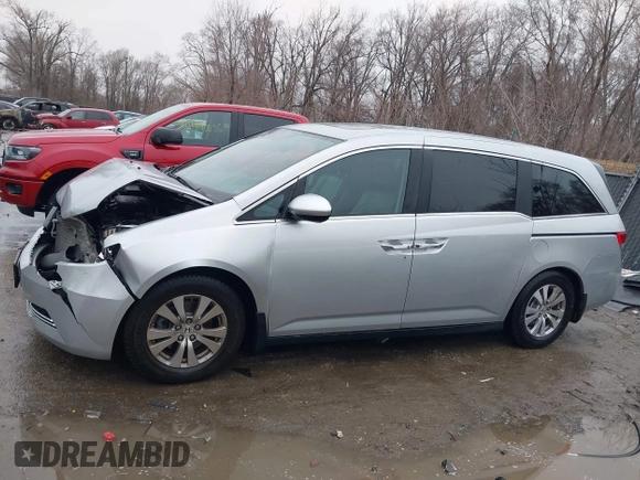 2015 Honda Odyssey EX-L with VIN 5FNRL5H63FB049952, listed as a IAAI auction lot 41467506 with 84,173 mi miles and . Bid and sale history available at carsss.com. Image 14.