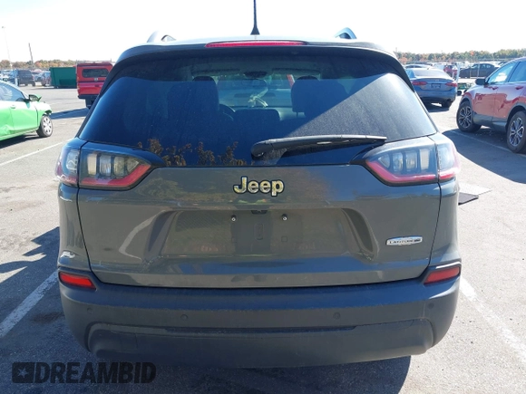 2020 Jeep Cherokee Latitude Plus with VIN 1C4PJLLB1LD628267, listed as a IAAI auction lot 40608071 with 101,491 mi miles. Bid and sale history available at carsss.com. Image 16.