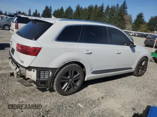 2017 Audi Q7 with VIN WA1WABF75HD011159, listed as a Copart auction lot 53144925 with 110,523 mi miles and Salvage title. Bid and sale history available at DreamBid. Image 3.