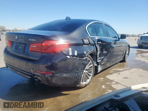 2018 BMW 5 Series 530i with VIN WBAJA5C56JWA37218, listed as a Copart auction lot 49632555 with Not Provided miles and Clean Title. Bid and sale history available at DreamBid. Image 3.