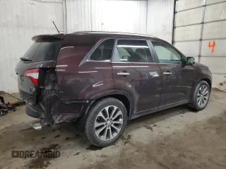2014 Kia Sorento SX Limited with VIN 5XYKW4A75EG485912, listed as a Copart auction lot 43151875 with 63,054 mi miles and Salvage Title. Bid and sale history available at carsss.com. Image 3.