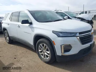 2023 Chevrolet Traverse LS with VIN 1GNERFKW2PJ209669, listed as a IAAI auction lot 41200163 with 34,946 mi miles. Bid and sale history available at carsss.com. Image 1.