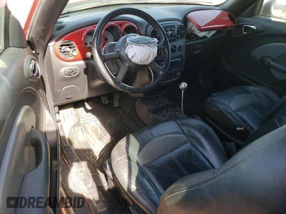 2005 Chrysler PT Cruiser GT with VIN 3C3AY75S65T266055, listed as a Copart auction lot 74353024 with 0 mi miles and Clean Title. Bid and sale history available at carsss.com. Image 8.
