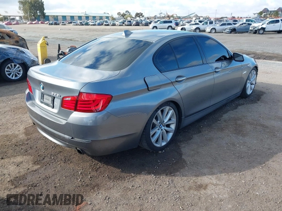 2011 BMW 5 Series 535i with VIN WBAFR7C53BC800547, listed as a IAAI auction lot 41510473 with 194,429 mi miles and . Bid and sale history available at carsss.com. Image 4.