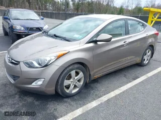 2013 Hyundai Elantra GLS with VIN 5NPDH4AE6DH244708, listed as a IAAI auction lot 42036445 with 128,233 mi miles. Bid and sale history available at carsss.com. Image 2.
