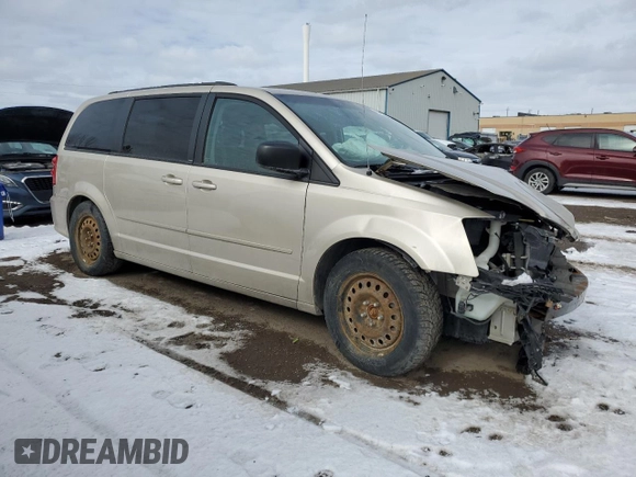 2014 Dodge Grand Caravan SE 30th Anniversary with VIN 2C4RDGBG8ER110502, listed as a Copart auction lot 45541875 with Not Provided miles and Salvage Title. Bid and sale history available at DreamBid. Image 4.