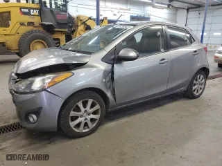 2012 Mazda Mazda2 Touring with VIN JM1DE1LZ2C0146049, listed as a Copart auction lot 46461735 with 202,667 mi miles and Salvage Title. Bid and sale history available at carsss.com. Image 1.