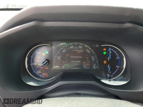 2021 Toyota RAV4 Hybrid XSE with VIN JTME6RFV4MJ008033, listed as a Copart auction lot 59039665 with 174,302 mi miles and Salvage title. Bid and sale history available at DreamBid. Image 9.