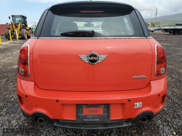 2011 MINI Cooper Countryman S with VIN WMWZC3C55BWL78416, listed as a Copart auction lot 49507025 with 83,551 mi miles and Salvage Title. Bid and sale history available at carsss.com. Image 6.