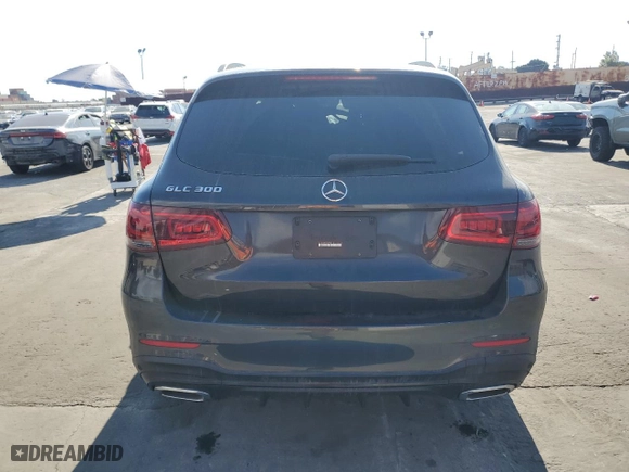 2021 Mercedes-Benz GLC with VIN W1N0G8DB2MF886114, listed as a Copart auction lot 89263225 with 50,314 mi miles and Salvage Title. Bid and sale history available at carsss.com. Image 6.