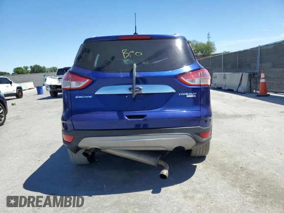 2015 Ford Escape Titanium with VIN 1FMCU9J90FUA70923, listed as a Copart auction lot 49832155 with 142,600 mi miles and Salvage title. Bid and sale history available at DreamBid. Image 6.