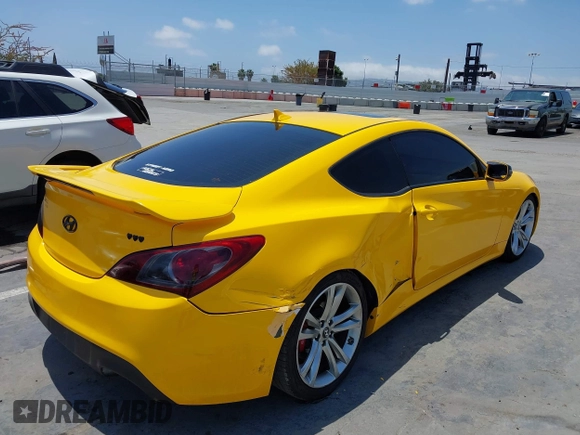 2012 Hyundai Genesis Coupe Grand Touring z VIN KMHHU6KH0CU073939, wystawiony jako IAAI lot #42357097 z przebiegiem 109 408 mil mil oraz . Historia ofert i sprzedaży dostępna na DreamBid. Obrazek 6.
