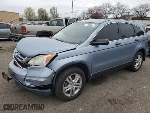 2011 Honda CR-V EX with VIN 3CZRE4H56BG702803, listed as a Copart auction lot 52568885 with 202,756 mi miles and Salvage Title. Bid and sale history available at carsss.com. Image 1.