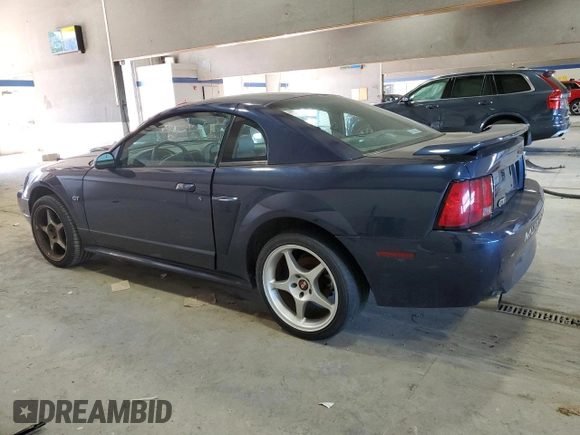 2002 Ford Mustang GT Deluxe with VIN 1FAFP42X72F131861, listed as a Copart auction lot 46812945 with 0 mi miles and Clean Title. Bid and sale history available at carsss.com. Image 2.