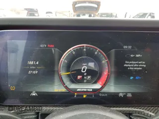 2022 Mercedes-Benz G AMG G 63 with VIN W1NYC7HJ9NX437938, listed as a Copart auction lot 46931025 with 27,101 mi miles and Salvage Title. Bid and sale history available at carsss.com. Image 9.