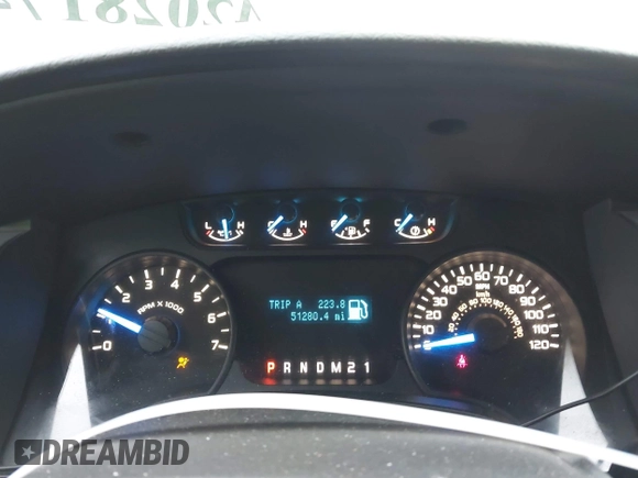 2014 Ford F-150 XL with VIN 1FTEX1CM7EFB26396, listed as a IAAI auction lot 42028174 with 51,280 mi miles. Bid and sale history available at carsss.com. Image 7.