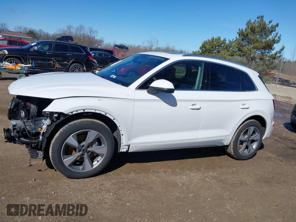 2024 Audi Q5 Premium z VIN WA1ABAFY2R2142122, wystawiony jako IAAI lot #41848621 z przebiegiem 4 334 mil mil oraz . Historia ofert i sprzedaży dostępna na DreamBid. Obrazek 14.
