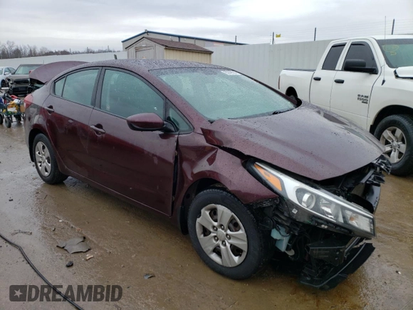 2017 Kia Forte LX with VIN 3KPFK4A75HE040455, listed as a Copart auction lot 85940524 with 158,902 mi miles and Non Repairable. Bid and sale history available at carsss.com. Image 4.