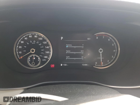 2023 Genesis G70 3.3T z VIN KMTG54TE1PU122398, wystawiony jako Copart lot #54172885 z przebiegiem 10 486 mil mil oraz Szkoda całkowita • Salvage title. Historia ofert i sprzedaży dostępna na DreamBid. Obrazek 9.