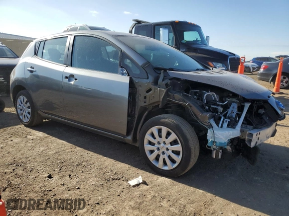 2015 Nissan LEAF S with VIN 1N4AZ0CP7FC313174, listed as a Copart auction lot 54276145 with 91,867 mi miles and Salvage Title. Bid and sale history available at DreamBid. Image 4.