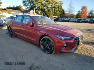 2019 Genesis G70 2.0T Advanced with VIN KMTG44LA6KU033399, listed as a Copart auction lot 73278344 with 52,598 mi miles and Salvage Title. Bid and sale history available at carsss.com. Image 4.