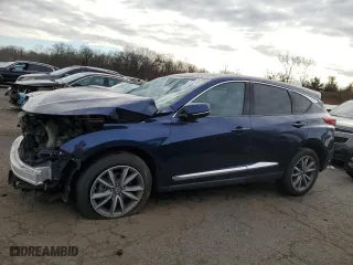 2019 Acura RDX w/Technology Pkg with VIN 5J8TC2H53KL014798, listed as a Copart auction lot 82125464 with 54,340 mi miles and Salvage Title. Bid and sale history available at carsss.com. Image 1.