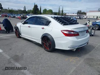 2016 Honda Accord Sport with VIN 1HGCR2F58GA067551, listed as a IAAI auction lot 41788303 with 101,033 mi miles and . Bid and sale history available at DreamBid. Image 3.