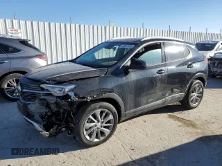 2023 Buick Encore GX Essence with VIN KL4MMFSL1PB112685, listed as a Copart auction lot 48693995 with 18,303 mi miles and Salvage title. Bid and sale history available at DreamBid. Image 1.