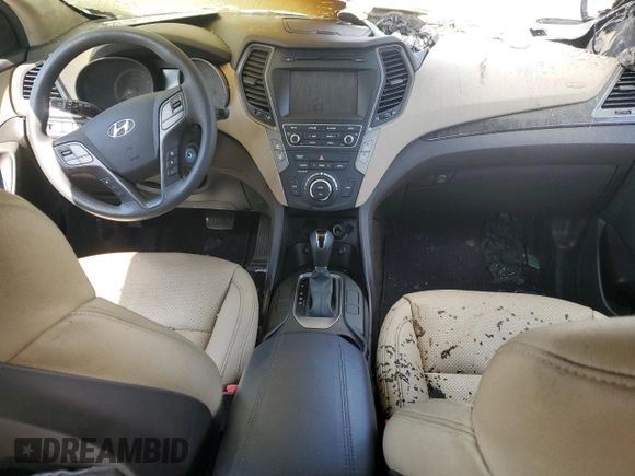2017 Hyundai Santa Fe 2.4L z VIN 5NMZUDLB9HH013230, wystawiony jako Copart lot #55888975 z przebiegiem Nie podano mil oraz Szkoda całkowita • Salvage title. Historia ofert i sprzedaży dostępna na DreamBid. Obrazek 8.