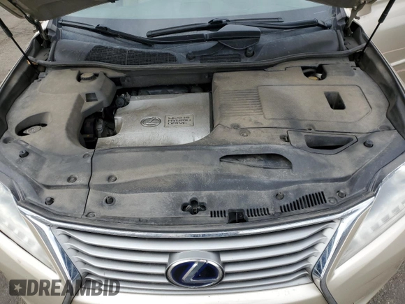 2013 Lexus RX 450h with VIN JTJZB1BA3D2008890, listed as a Copart auction lot 49958315 with 201,231 mi miles and Salvage title. Bid and sale history available at DreamBid. Image 13.