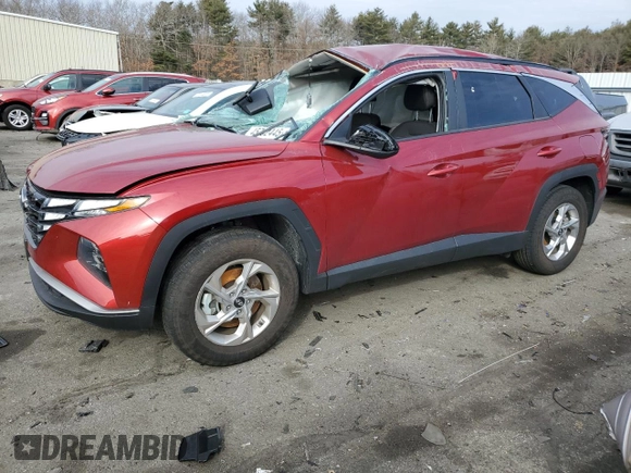 2024 Hyundai Tucson SEL with VIN 5NMJBCDE3RH410732, listed as a Copart auction lot 45792445 with 6,995 mi miles and Salvage Title. Bid and sale history available at carsss.com. Image 1.