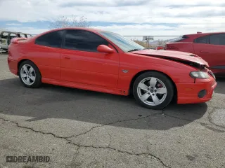 2005 Pontiac GTO with VIN 6G2VX12U65L382054, listed as a Copart auction lot 43629155 with 91,018 mi miles and Salvage Title. Bid and sale history available at carsss.com. Image 4.