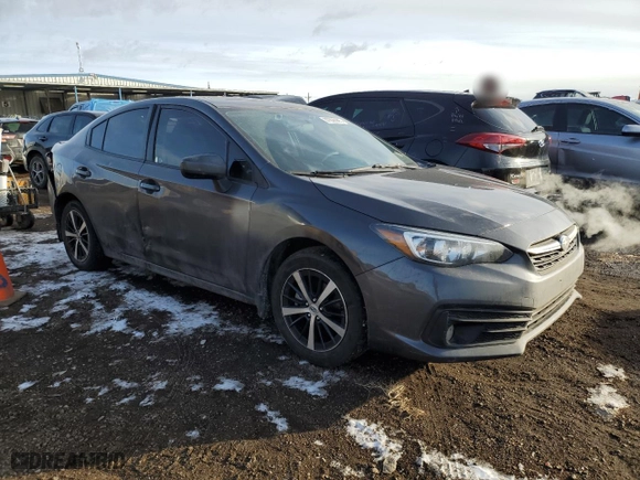 2020 Subaru Impreza Premium with VIN 4S3GKAD65L3604059, listed as a Copart auction lot 87608985 with 143,845 mi miles and Salvage Title. Bid and sale history available at carsss.com. Image 4.