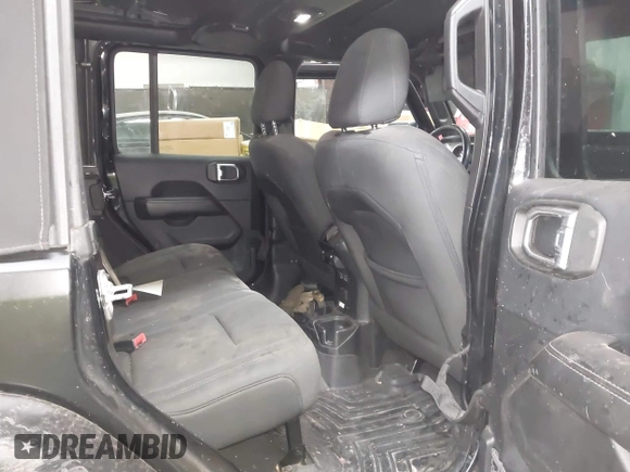 2018 Jeep Wrangler Unlimited Sahara z VIN 1C4HJXEN6JW294774, wystawiony jako IAAI lot #41573606 z przebiegiem 49 325 mil mil oraz . Historia ofert i sprzedaży dostępna na DreamBid. Obrazek 8.