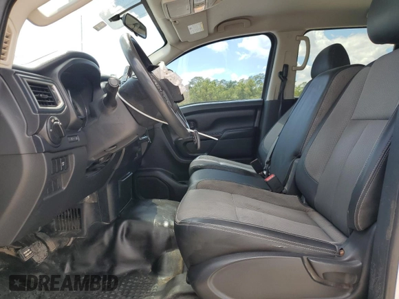 2019 Nissan Titan S with VIN 1N6AA1EK1KN502553, listed as a Copart auction lot 56405715 with 146,353 mi miles and Salvage title. Bid and sale history available at DreamBid. Image 7.