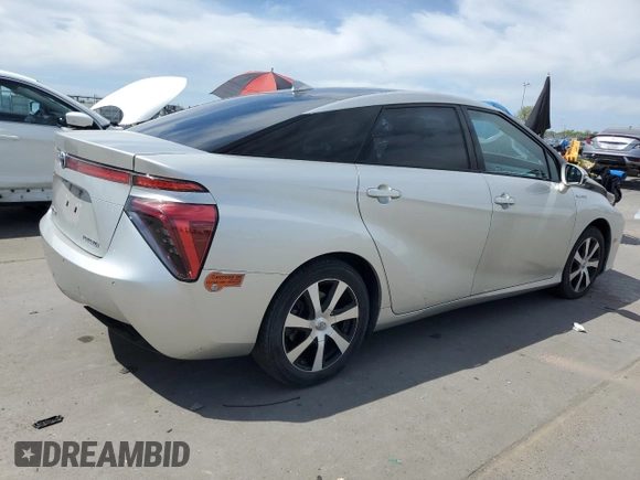 2017 Toyota Mirai with VIN JTDBVRBD5HA003769, listed as a Copart auction lot 52921395 with 78,710 mi miles and Clean Title. Bid and sale history available at DreamBid. Image 3.